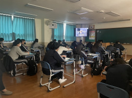 마산호계중학교 장애인식개선교육을 진행하였습니다.