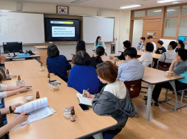 미리벌중학교 직장 내 장애인 인식개선 교육 진행