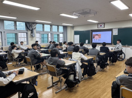 진해냉천중학교 장애인식개선교육 진행